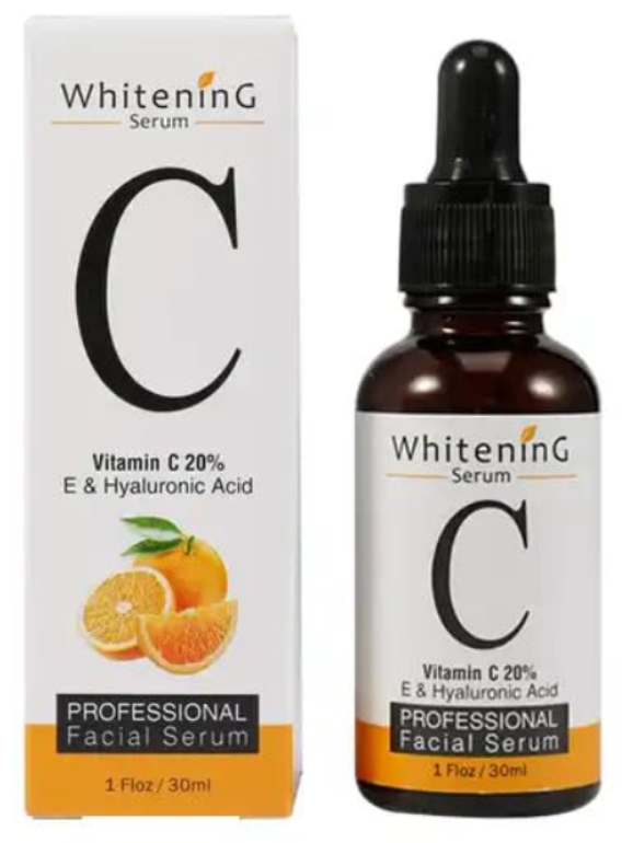 Vitamin C 20% Face Serum Hyaluronic Acid Vitamin E Anti Ageing Anti Wrinkle 30ml